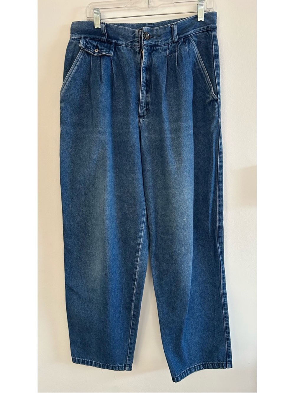 Liz Claiborne High-Rise Two-Tone Blue Jeans
